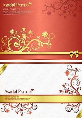 时尚花纹 矢量素材图片