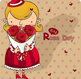 韩国插画,情人节之情侣系列图片