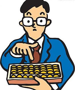 商业金融人物漫画图片