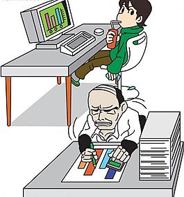 电脑网络优势的漫画图片