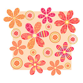 时尚花纹图案07