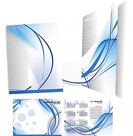 动感线条企业画册vi图片