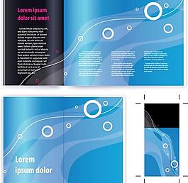 梦幻画册模板矢量素材图片