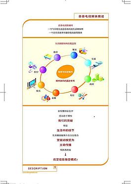 传媒公司的宣传内页图片