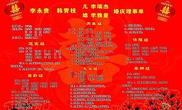 结婚理事单图片