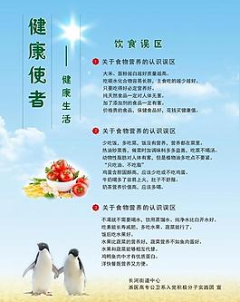 饮食误区海报 展板图片
