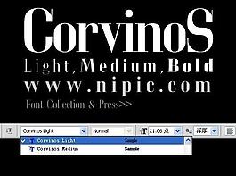 corvinos系列字体下载图片