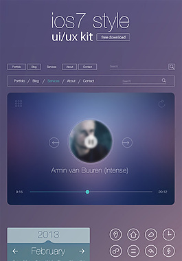 iOS7风格的UI组件