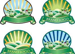 卡通标签 背景图片