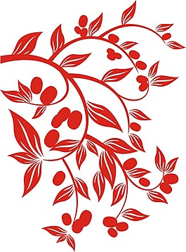 剪纸花纹