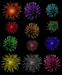 12种烟花样式