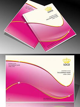 粉色封面设计模板图片