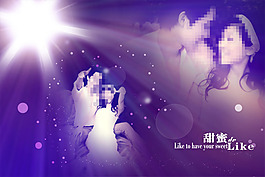 婚纱照模板素材下载