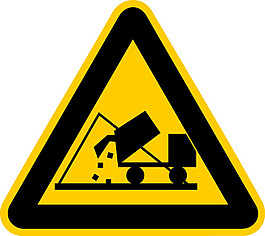 路标提示倒垃圾地点