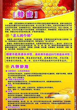 蜂蜜展板图片