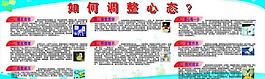 心态 高考展板图片