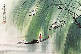 高清仿古装饰素材画