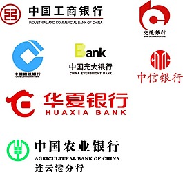 各大银行标志