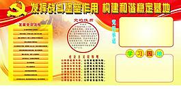 党员活动园地展板图片