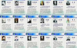 科学名人化学家展板图片