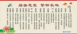 展板 居安思危 警钟长鸣图片