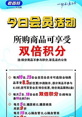 会员 积分 活动 展板图片