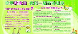 世界环境日展板图片