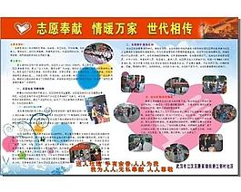 志愿者展板图片