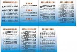 农民工学校展板图片