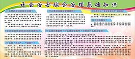 综合治理宣传栏图片