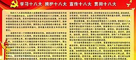 学习十八大 拥护十八大 宣传十八大 贯彻十八大图片