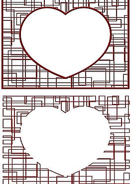 心形边框图片