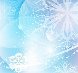 雪花冬季背景图片