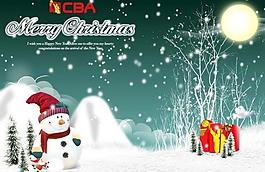 cba圣诞促销图片