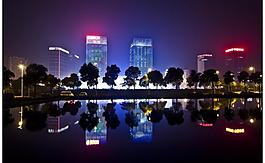 建筑夜景图片