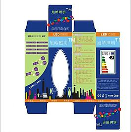 led燈包裝設計圖片_led燈包裝設計素材_led燈包裝設計模板免費下載-六