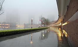 千灯湖公园一角图片