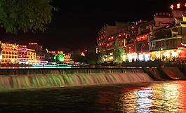 古楼夜景图片