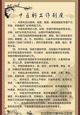 中医工作制度图片