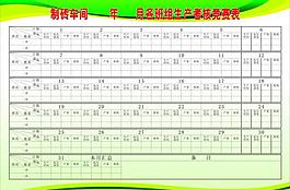 考核表背景 绿色广告图片