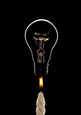 白炽灯创意广告图片