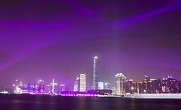 珠江新城夜景图片