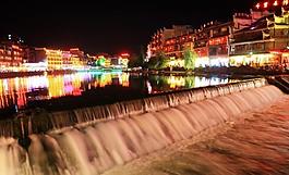 古楼夜景图片