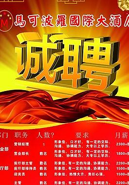 诚聘图片
