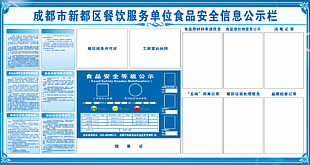 食品公示栏图片
