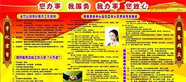 便民服务 政务公开宣传栏图片