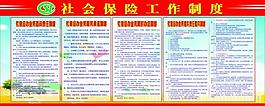 社会保险工作制度图片