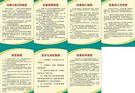 档案室制度图片