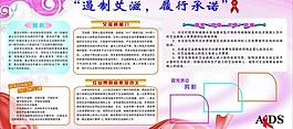 艾滋病宣传栏图片