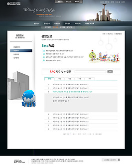 楼盘小区网页UI设计
